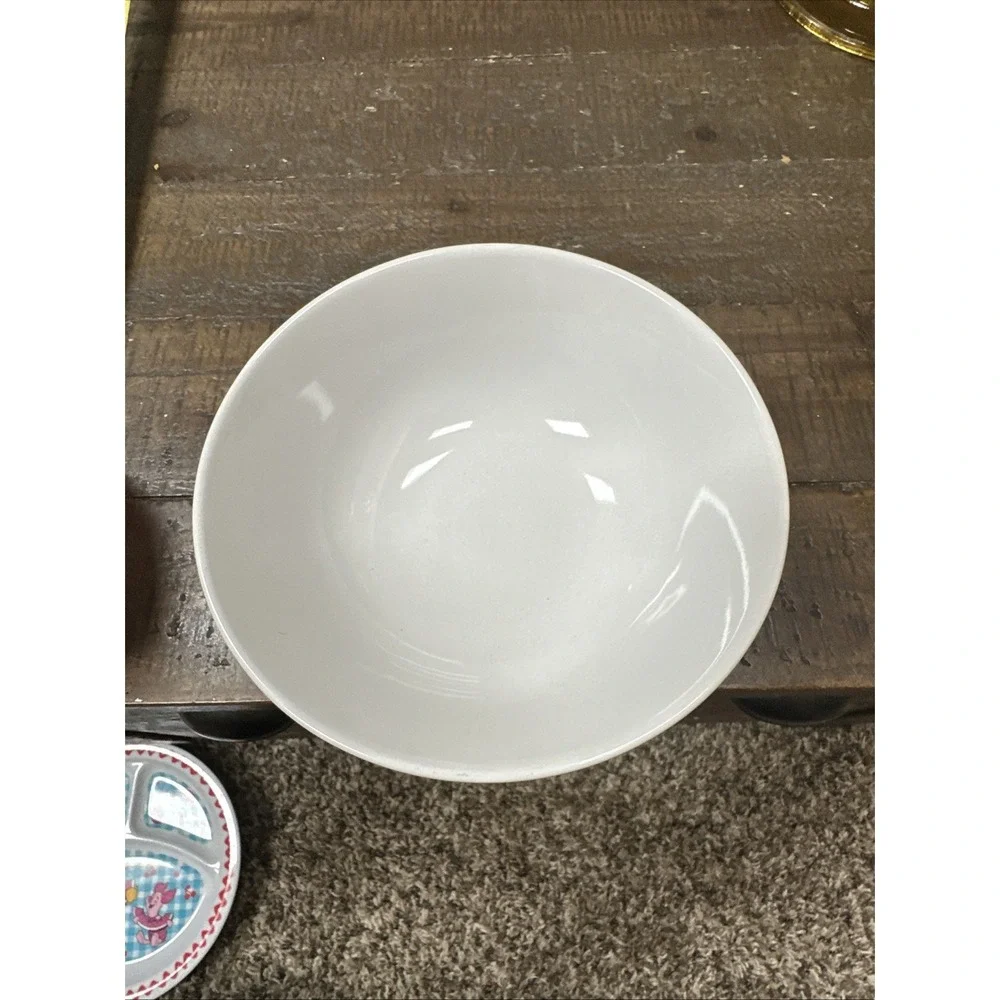 IKEA White Stoneware Bowl 6.5